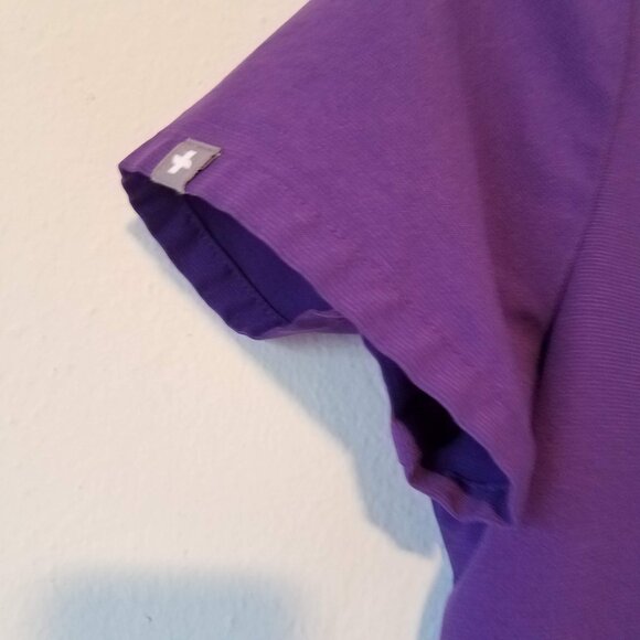 Figs Casma Three Pocket Scrub Top Purple Technical Collection Women's XS FW1100 - Picture 4 of 8
